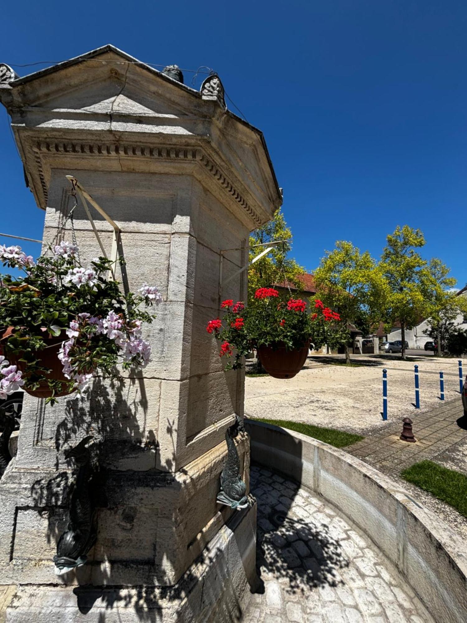 Au Lavoir Fontaine-Française Exterior foto